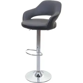 MCW Barhocker F16 45 x 45 x 100 cm Grau/Schwarz