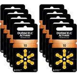 Duracell PILA BOTTONE HEARING AID Pz.6 DA10 DURACELL