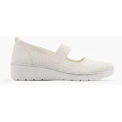 Komfort Slipper - Damen - weiß
