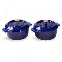 WOLL Iron Topf-Set 2-tlg. 10 cm blau