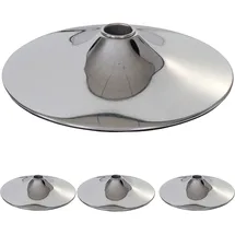 Mendler 4er-Set Fußteller Fußplatte für Barhocker Ø 38,5 cm
