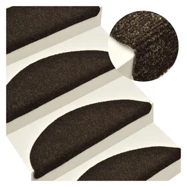 vidaXL Stufenmatte 65 x 21 cm Dunkelbraun