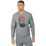 super.natural Sailor Pullover Cashmere Grey Melange/Dark Shadow Melange/Chilli M