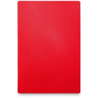 HENDI Schneidebrett Kunststoff 1 600 x 400 x 18 mm Rot