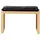 MID.YOU Polsterbank Leder Schwarz 73 x 35 x 3 cm