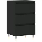 vidaXL Sideboard Schwarz 40x35x70 cm Holzwerkstoff