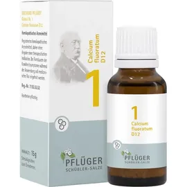 Homöopathisches Laboratorium Alexander Pflüger GmbH & Co. KG Biochemie Pflüger 1 Calcium fluoratum D12