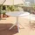 CLP Gartentisch Ø 105 x 74 cm Weiß