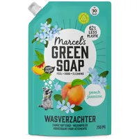 Marcel's Green Soap - Weichspüler Nachfüllpackung Pfirsich & Jasmin - Weichspüler - Frei von Plastik und Palmöl - Umweltfreundlich - Vegan - 750ml