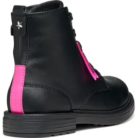 GEOX Eclair Ankle-Boots Schwarz/Fuchsia 29