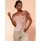 CREATION L Druck-Shirt in ecru-papaya-bedruckt | Gr.: 36
