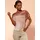 CREATION L Druck-Shirt in ecru-papaya-bedruckt | Gr.: 36