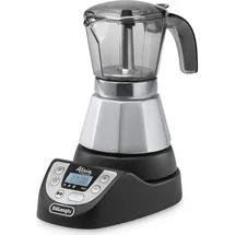 De'Longhi Alicia Plus 4 Tassen Schwarz/Silber