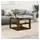 vidaXL Couchtisch Braun Eiche 59,5 x 59,5 x 40 cm