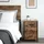 Relaxdays Nachtschrank 3 Schubladen 60 x 40 x 40 cm Braun/Schwarz
