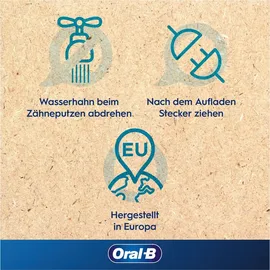 Oral-B Pro 1 Clean blau/weiß + Reiseetui