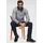 MAN'S WORLD Langarm-Poloshirt blau 4XL
