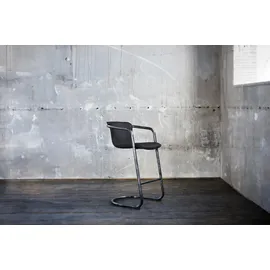 KAWOLA Barhocker Trivia 51 x 102 x 62 cm Schwarz