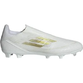 adidas F50 League Laceless FG/MG Cloud White / Gold Metallic / Cloud White 46
