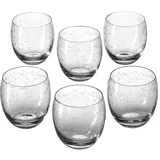 LEONARDO Chateau Trink-Glas, Glas-Becher mit floralem Muster, spülmaschinenfeste Wasser-Gläser, 6er Set, 400 ml, 061595