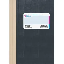 KÖNIG & EBHARDT Geschäftsbuch A5 kariert 240 Blatt Blau