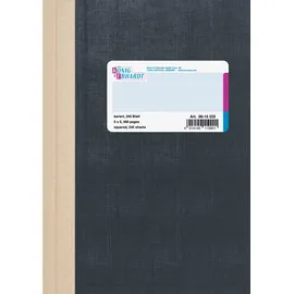 KÖNIG & EBHARDT Geschäftsbuch A5 kariert 240 Blatt Blau