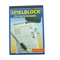 g. p. import von nonfood-waren gmbh Knobelblock für Knobelspiele Würfelspiele