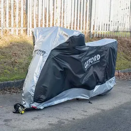 Oxford Aquatex Motorrad Abdeckung Größe S Schwarz/Grau