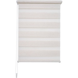 Liedeco Klemmfix Duo-Rollo 70 x 210 cm Polyester Beige Natur