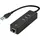 TECHLY IDATA-USB-ETGIGA-3U2 (USB-A, 4 Ports), Dockingstation & USB A Stecker auf 1x RJ45 3x USB A Buchse