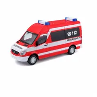 BBURAGO 18-32006F - Modellauto - Mercedes Sprinter Feuerwehr rot Maßstab 1:50,