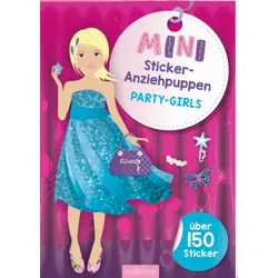 ARSEDITION 134179 Mini-Sticker-Anziehpuppen Party-Girls