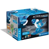 Clementoni S.p.A Experimentierset Galileo Action Roboter Skier blau/weiß
