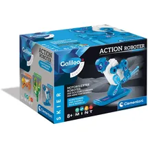 Clementoni S.p.A Experimentierset Galileo Action Roboter Skier blau/weiß