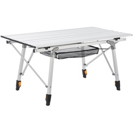 Juskys Campingtisch Picco - Aluminium Tisch klappbar, leicht - Camping, Garten - Klapptisch Silber