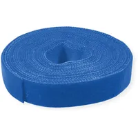 Value Klettband auf Rolle, 10mm, blau, 25 m