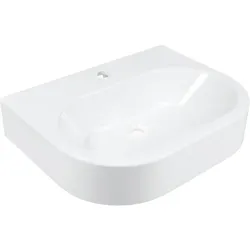 Aufsatz-Waschtisch Bella (Ausführung: Design-Aufsatz-WT BELLA 600x120x460 mm Mineralguss weiß)