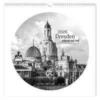 K4Verlag FotoCo+GmbH Kalender Dresden schwarz / weiß 2026