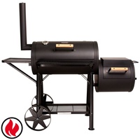 TAINO YUMA 90kg Smoker Grillkammer Räucherkammer Grill Holzkohle