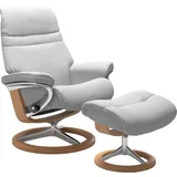 Stressless Stressless® Relaxsessel »Sunrise«, mit Signature Base, Größe M, Gestell Eiche grau