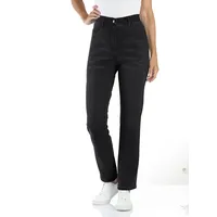 Sieh an! High-waist-Jeans in black denim), | Gr.: 48