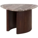 MASSIVMOEBEL24.DE Couchtisch Akazie Braun 70 x 65 x 35 cm