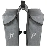 Haberland Gepäckträgertaschen Basic M 3.0 2-fach 25 Liter Polyester grau,1 Stück