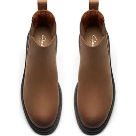CLARKS Leder-Chelsea-Boots in Hellbraun | Gr.: 37,5