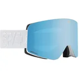 Spy+ Spy Optic Marauder Happy Boost Ski- und Snowboardbrille (Matt White – Happy Boost Bronze Blue Spectra Mirror + LL Gray Green Red Spectra)