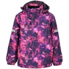 Zigzag Winter-Skijacke Funzone Printed Ski Jacket W-PRO 10000 (wasserdicht, winddicht) pink/bunt Mädchen