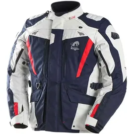 Furygan Apalaches Evo Textiljacke wasserdicht - Dunkelblau/Hellgrau/Rot / L