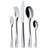 WMF Ambiente Edelstahl Besteck Set 6 Personen, Essbesteck Set 30 teilig, Hohlheftmesser, Cromargan protect poliert, kratzbeständig, spülmaschinenfest