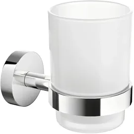Tesa Zahnputzbecher satiniert Silber