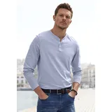H.I.S. Langarmshirt blau L